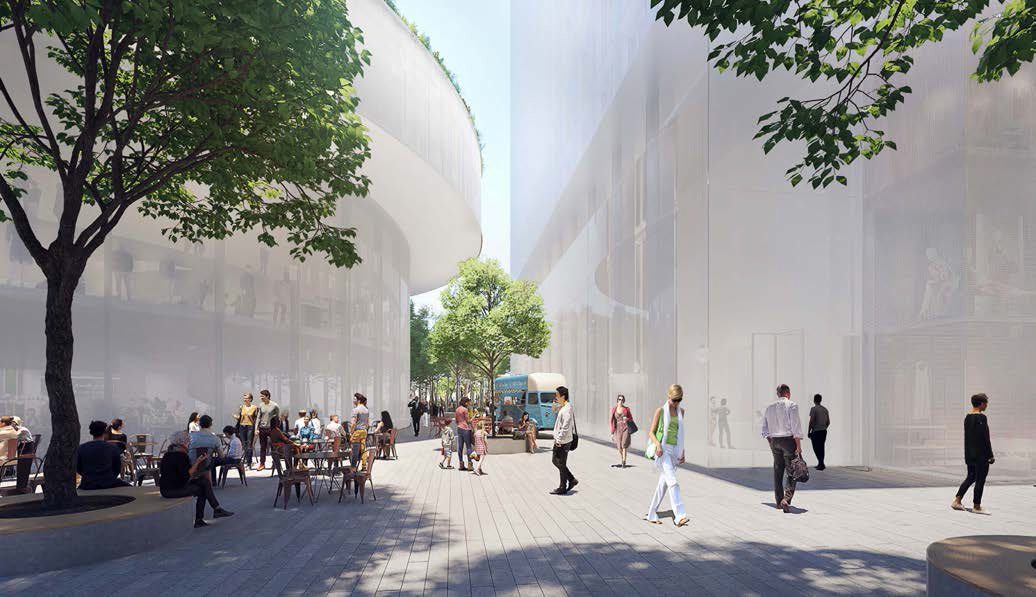 Suggested Block Plan for 1200 Bay Supertall Among Details in Planning Docs.