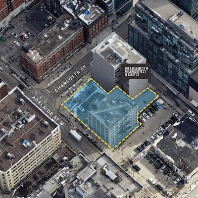 Toronto_355Adelaide46CharlotteFengate400 Fengate acquires Toronto Adelaide St. high-rise dev. site