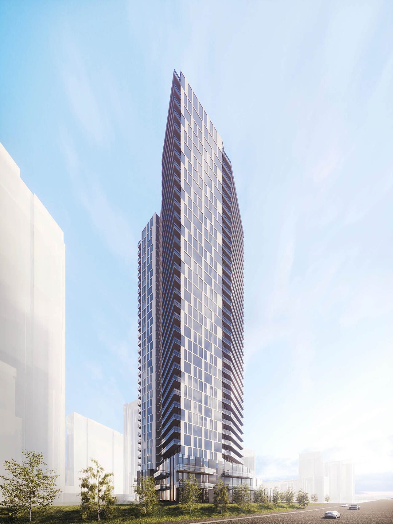 Infill Proposal Would Add 35-Storey Rental Tower to Etobicoke Apartment Site