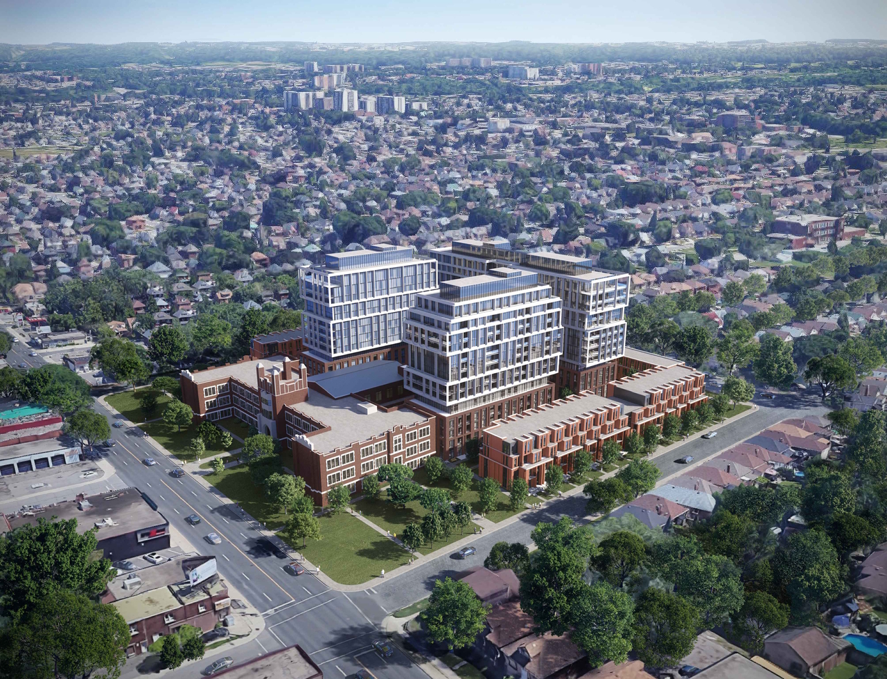 Redevelopment of Hamilton Heritage School Proposes Nearly 1000 New Units