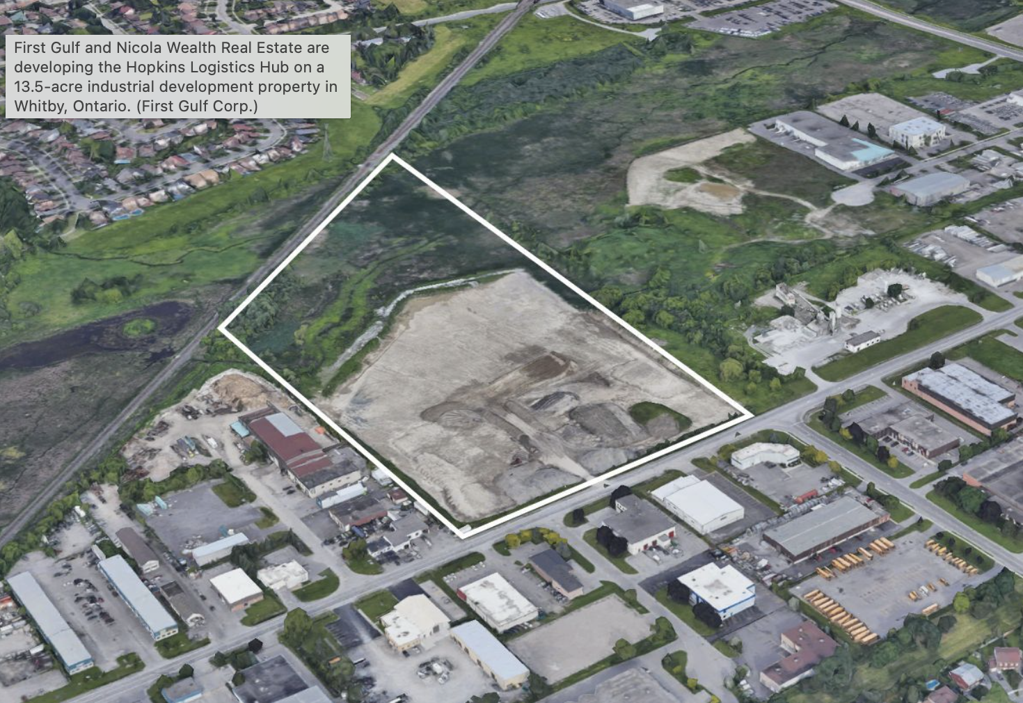 First Gulf Breaks Ground on New Logistics Hub in Whitby, Ontario