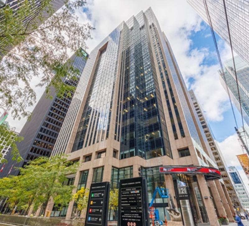 Crestpoint Rebrands 121 King St. W. Office Building Roserock Place